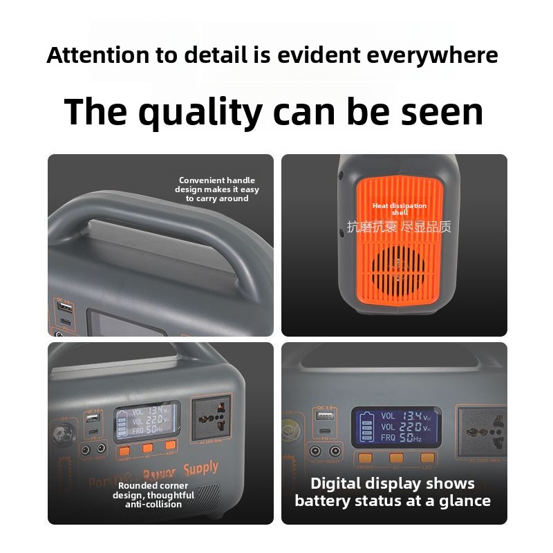 Portable Upgrade 500W 220V 461 - đánh giá và giá Solar Emergency Charger