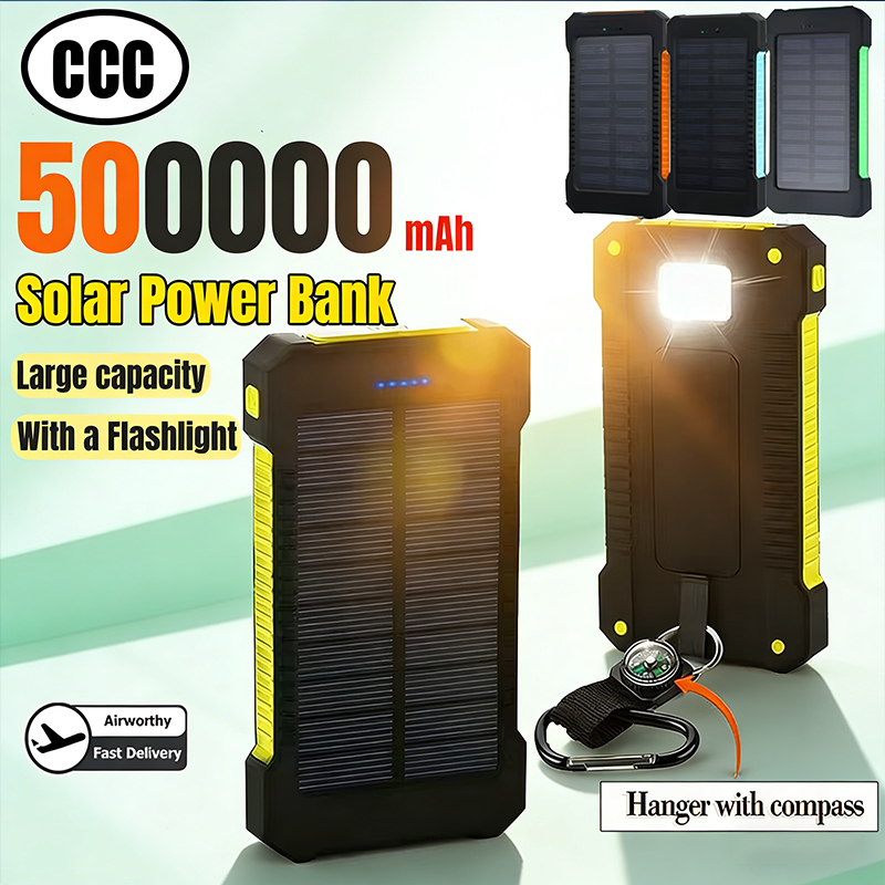500000mAh Waterproof Outdoor S - đánh giá và giá Solar Emergency Charger